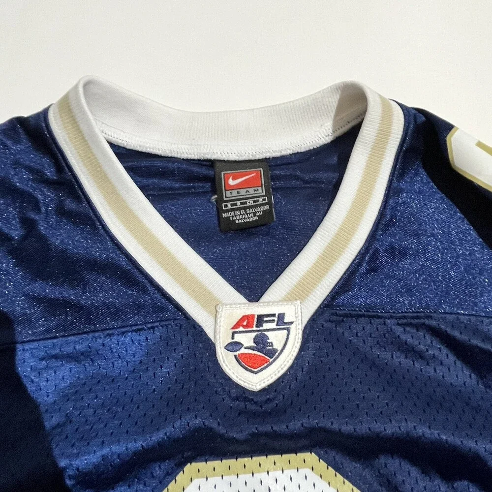 Vintage Tampa Bay Storm Nike Team AFL Arena League Football #6 Jersey Buccaneers